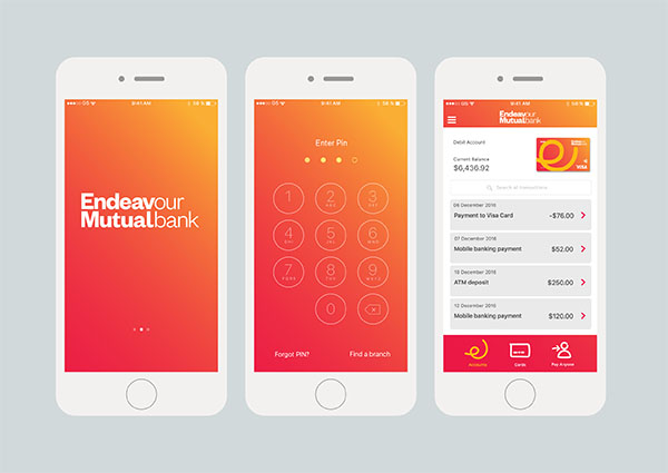 Endeavour Mutual Bank - Mobile App