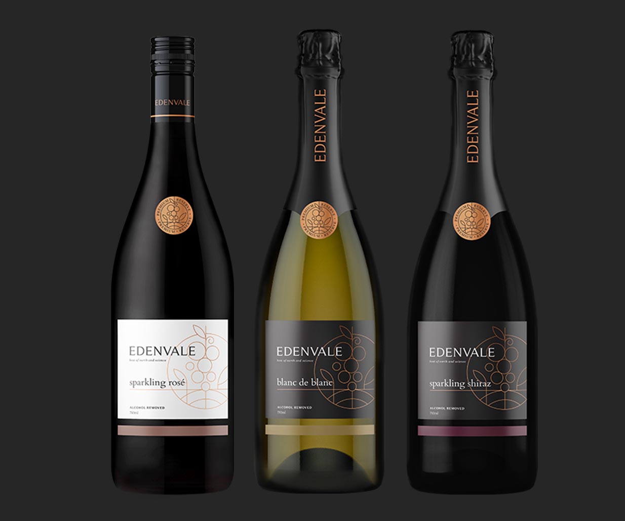 Australian wine label designers, Percept, create branding and packaging design for Edenvale, project image D