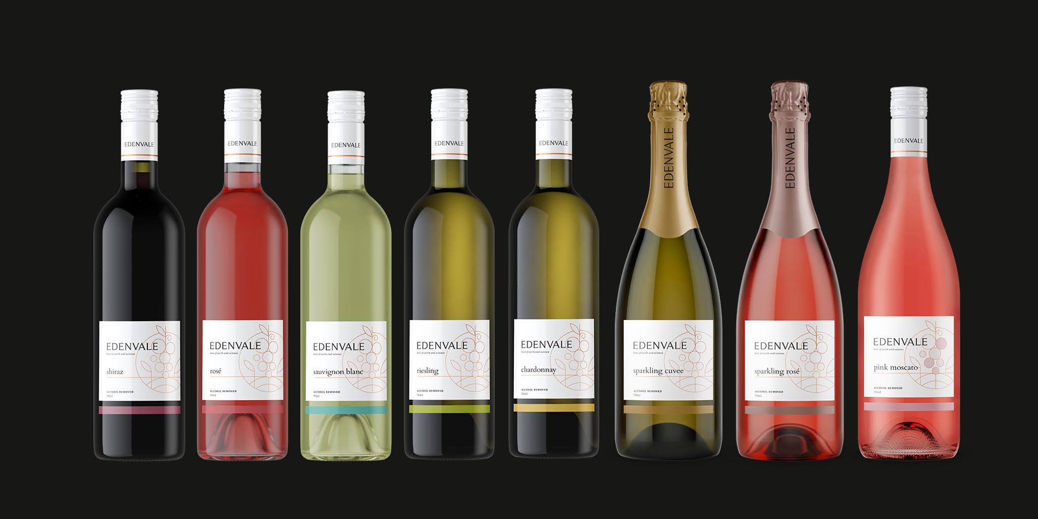 Australian wine label designers, Percept, create branding and packaging design for Edenvale, project image L