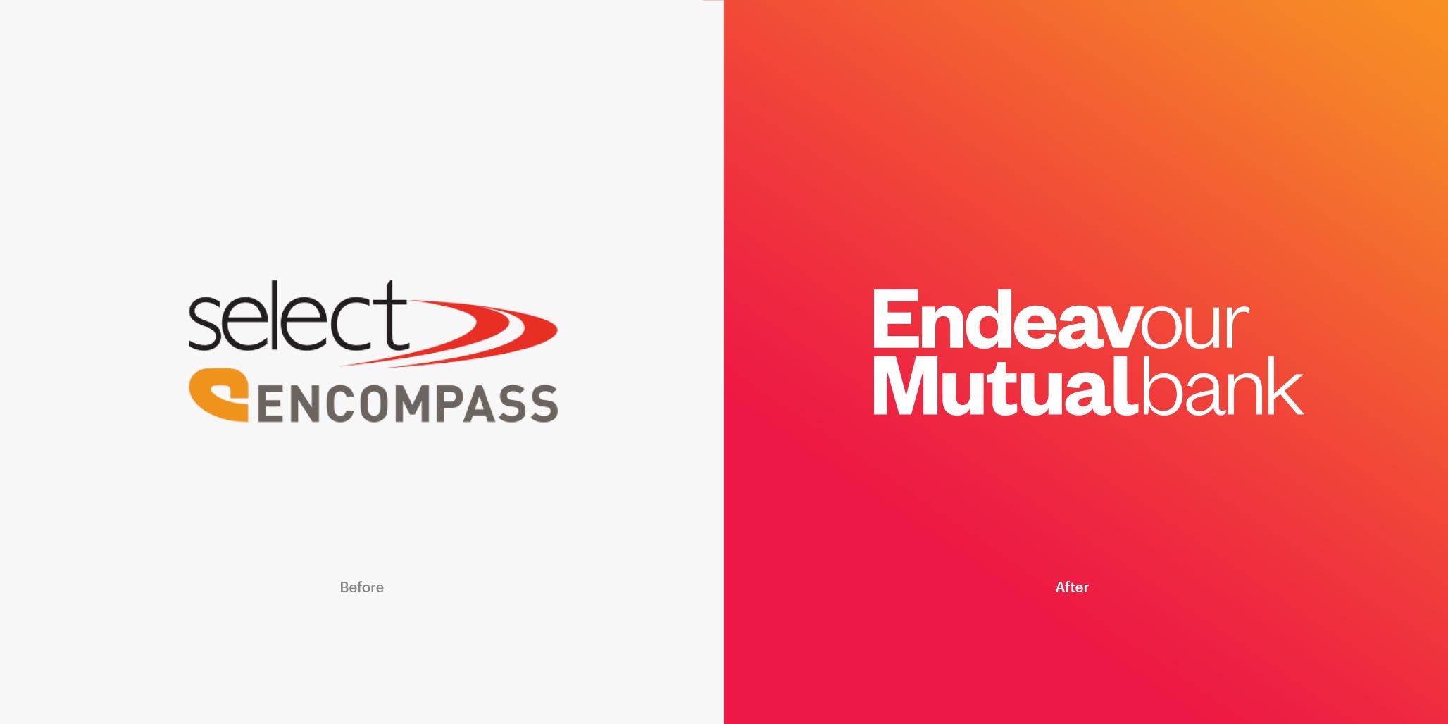 Rebranding, Brand Identity Design & Roll-out project for financial services company, Endeavour Mutual Bank, Sydney, Australia, image B