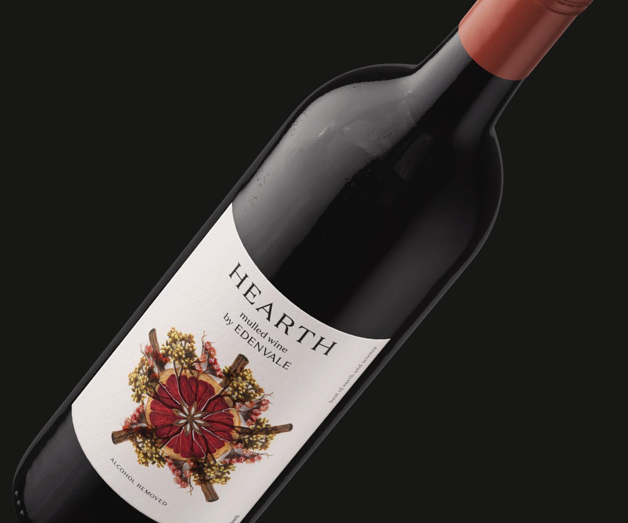 Wine Label Design project for Edenvale mulled wine by Australian packaging agency, Percept, image G