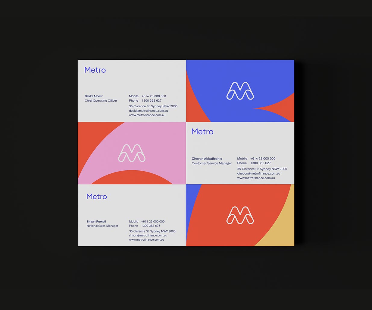 Brand positioning and rebrand project for Metro Finance's new brand identity, Image I