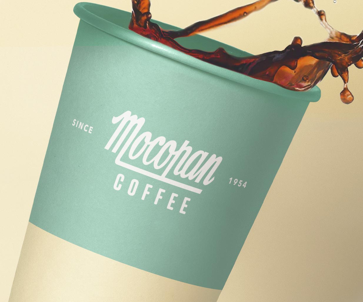Brand design agency, Percept, creates new packaging design for Suntory's Mocopan Coffee as part of a brand refresh project, image C