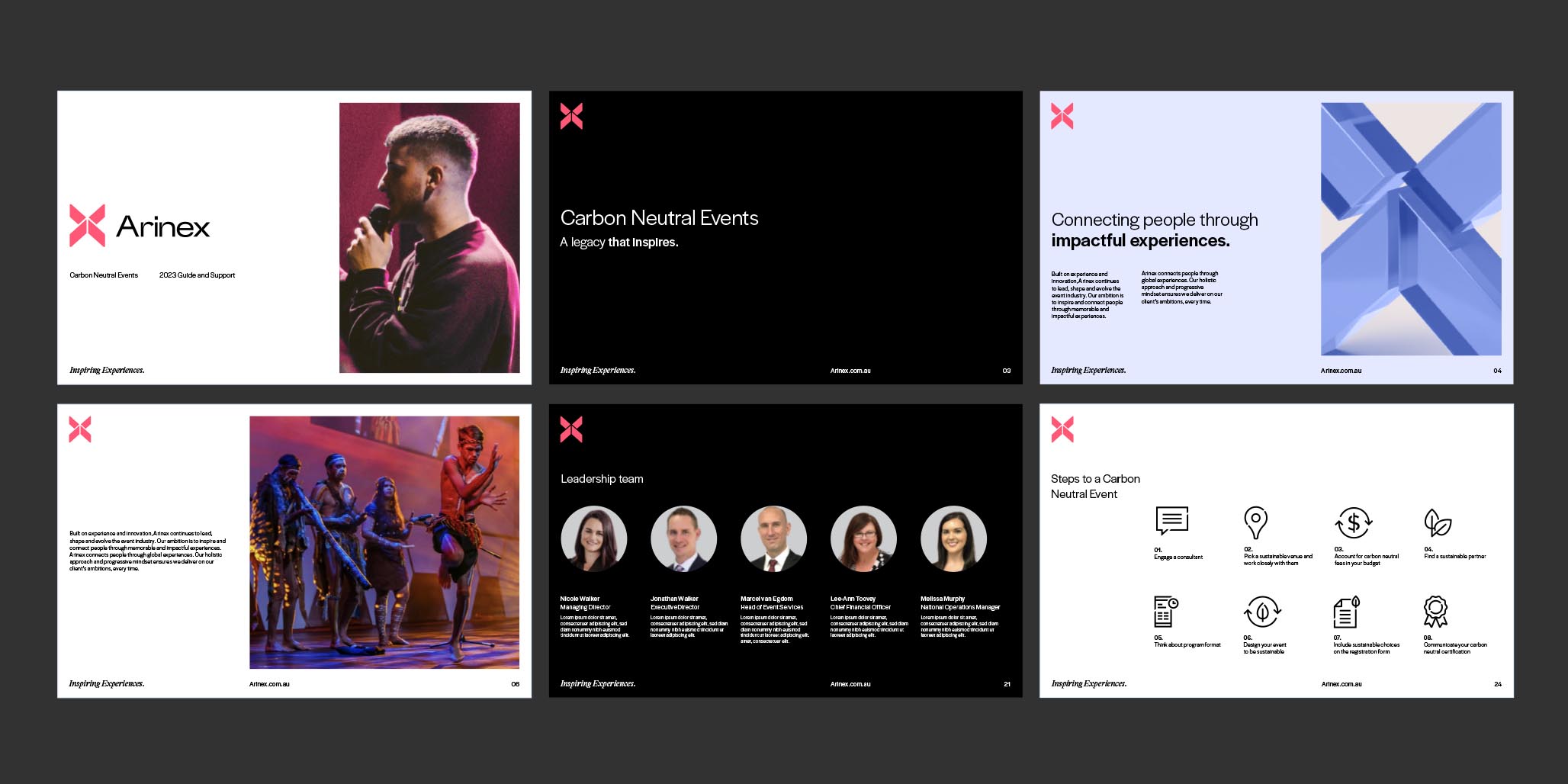 Brand positioning, strategic branding and identity design for events company in Sydney, Australia, by strategic branding agency, Percept, Image L