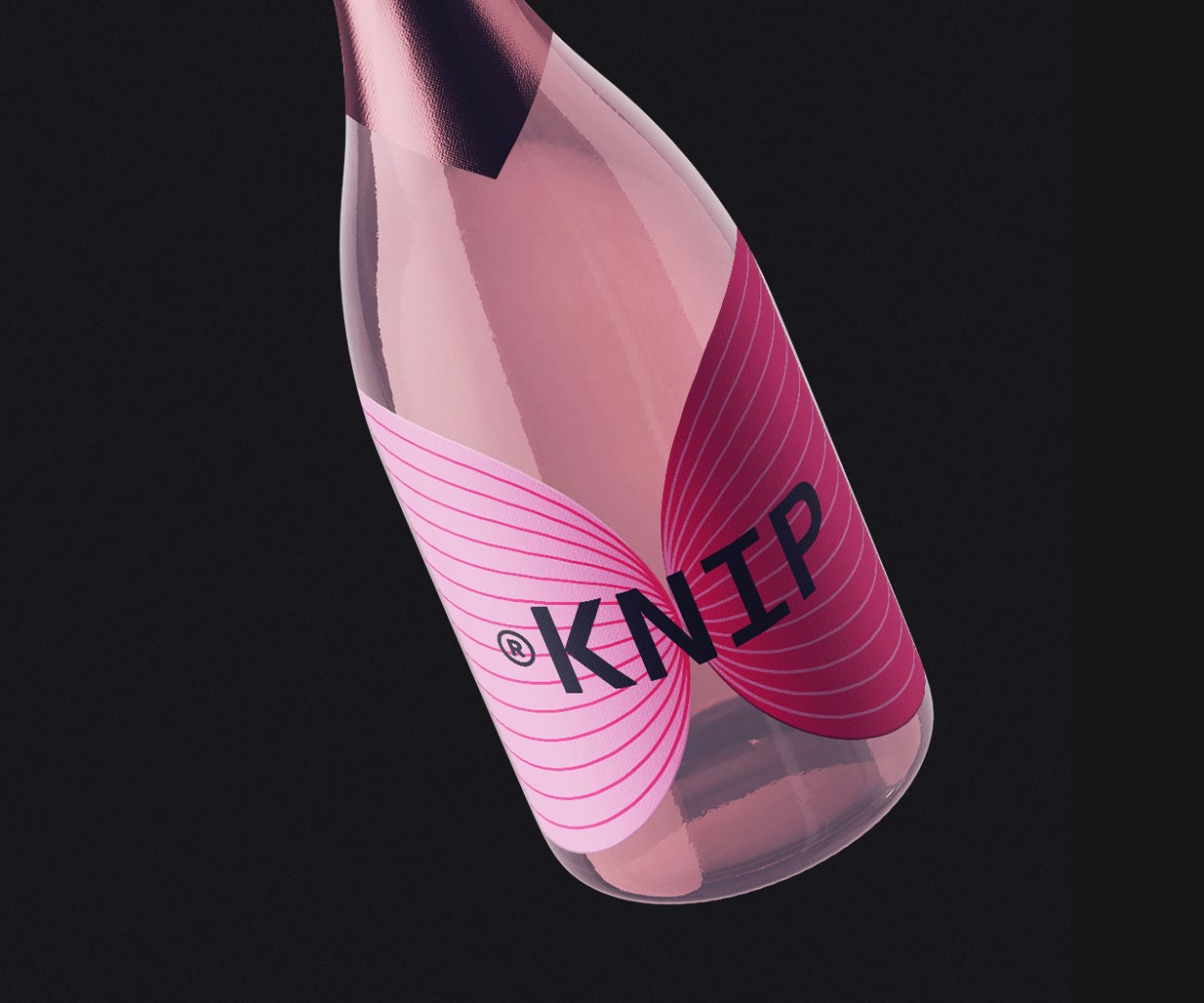 Branding agency, Percept, flips 'pink' to create KNIP in a branding and communication design project to help raise funds for charity to beat breast cancer, Image O