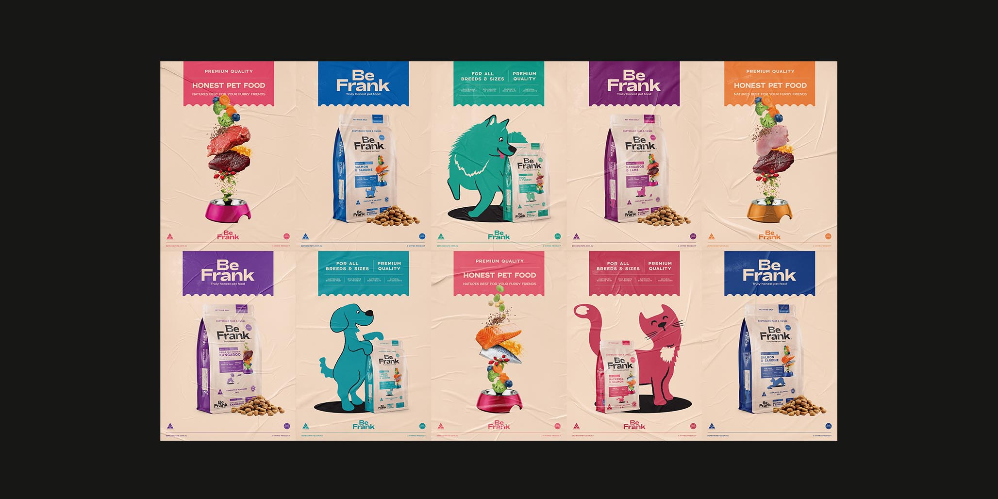 Creative product packaging design by brand identity agency, Percept, for pet care retail products – Image J