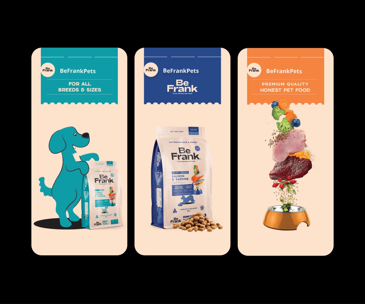 Creative product packaging design by brand identity agency, Percept, for pet care retail products – Image M