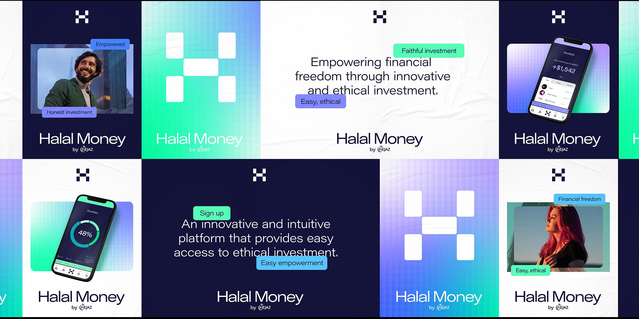 Brand designers, Percept, create branding that combines faith and investment banking for the financial sector – Image D