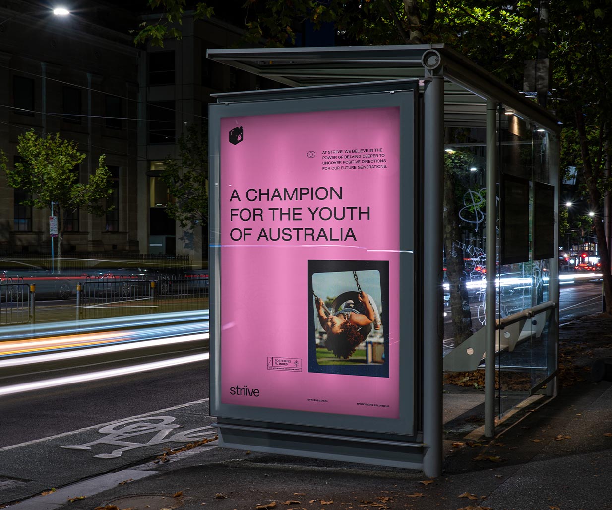 Brand designer, Percept, effectively connects with the young people of Australia with modern brand identity design. Image F