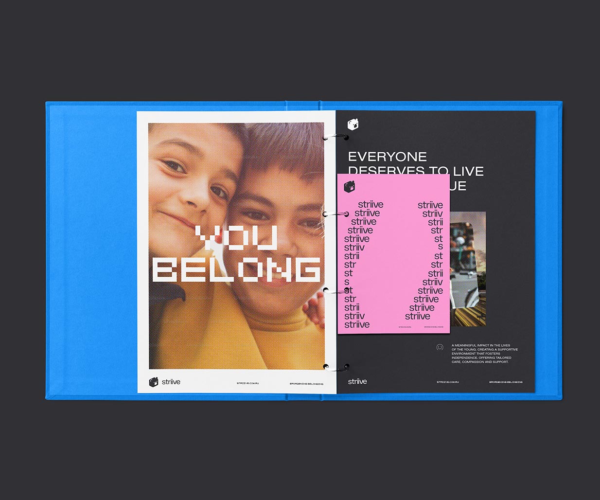 Brand designer, Percept, effectively connects with the young people of Australia with modern brand identity design. Image Q