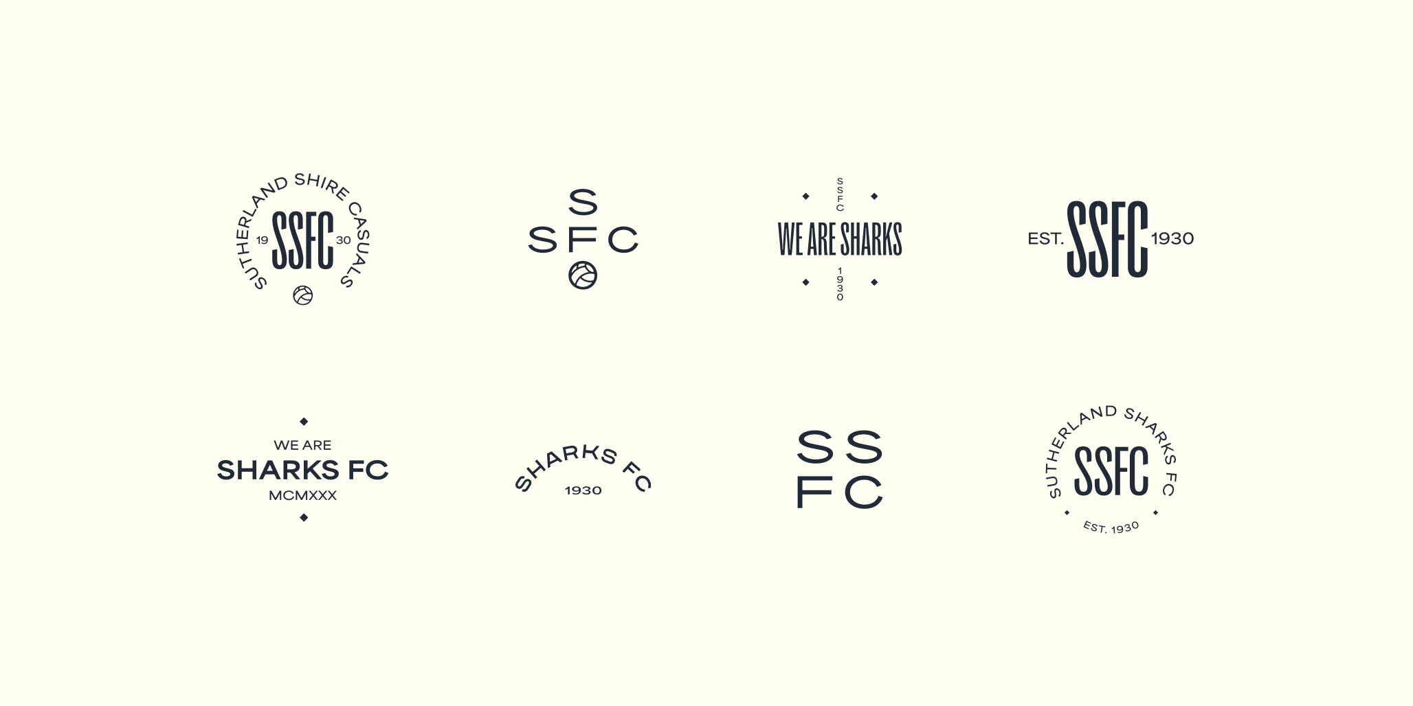 Brand identity agency, Percept, rebrand of Sharks FC - Image L