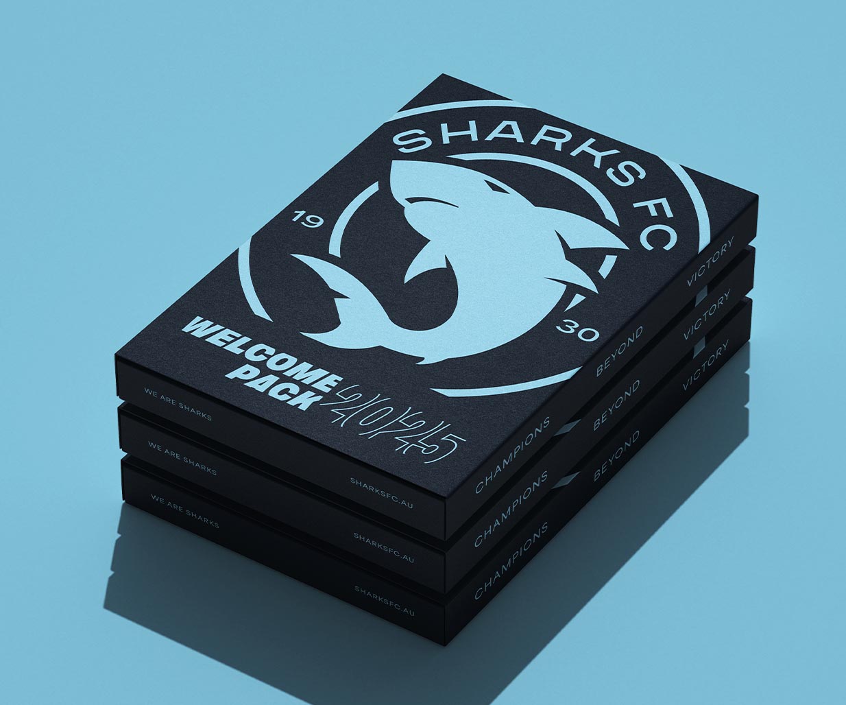 Brand identity agency, Percept, rebrand of Sharks FC - Image Q
