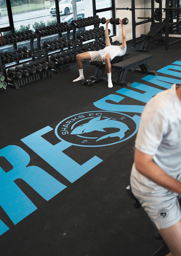 Brand identity agency, Percept, rebrand of Sharks FC - Image U