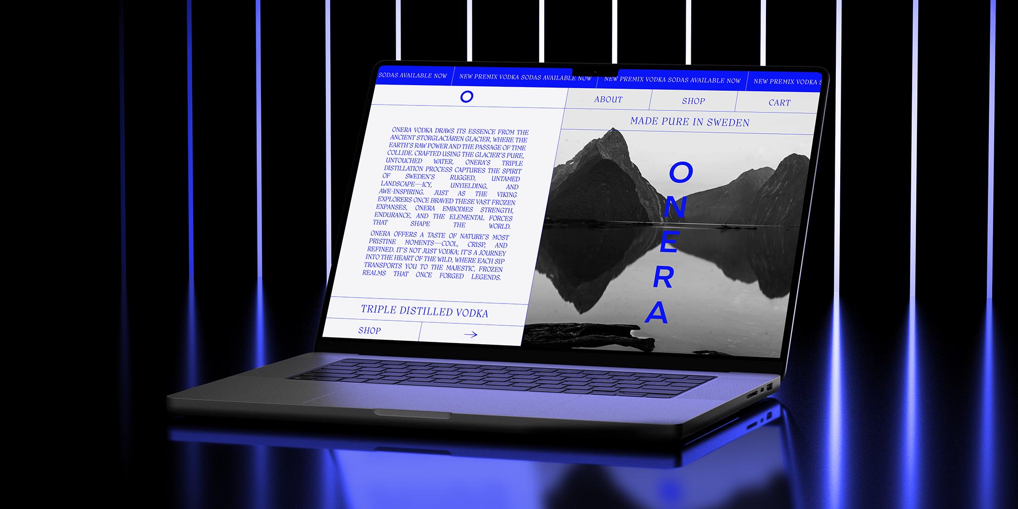 Packaging agency, Percept, is a brand designer specialising in identity design. This project features brand positioning for a an alcoholic beverage. Image O