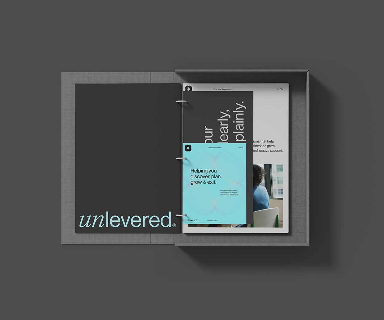 Brand identity design for a professional services company rebrand in Sydney, Australia – Image J