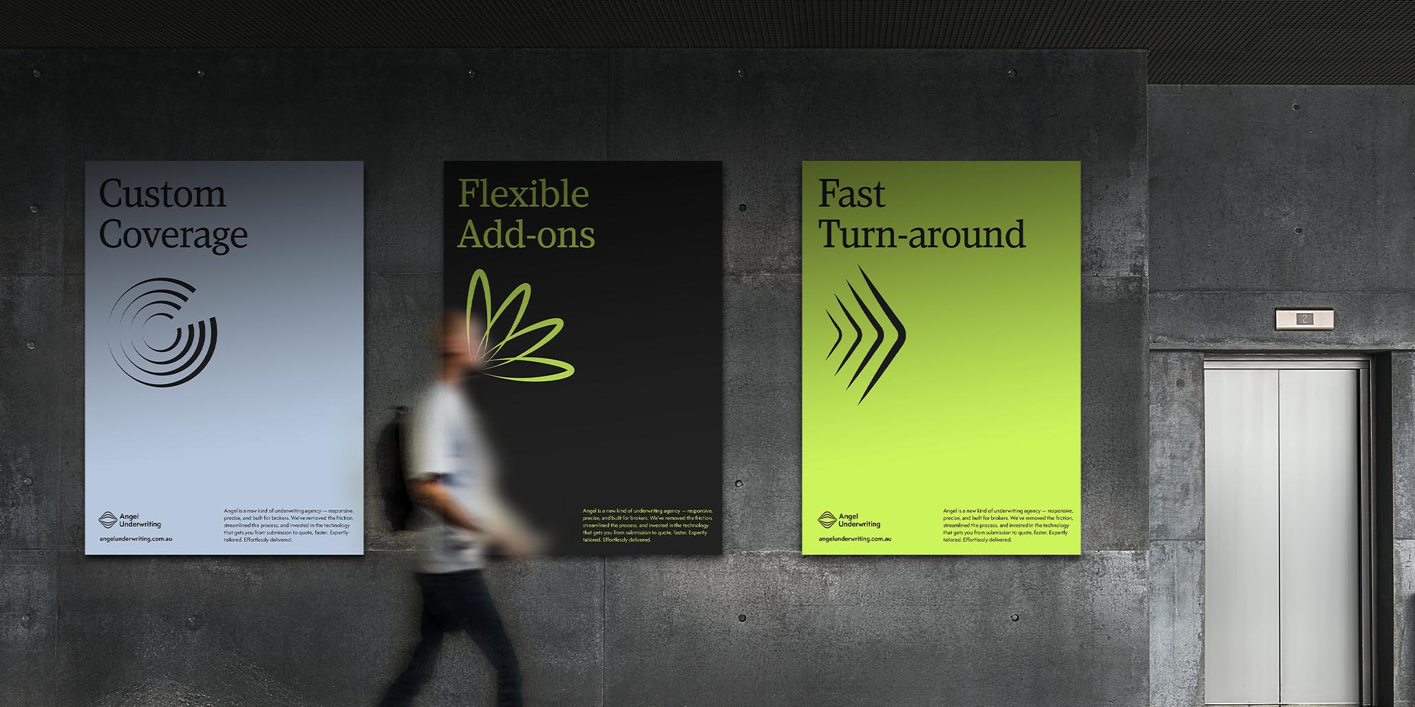 Brand consultancy, Percept, rebrand a company with brand identity, marketing collateral and website design. Image E