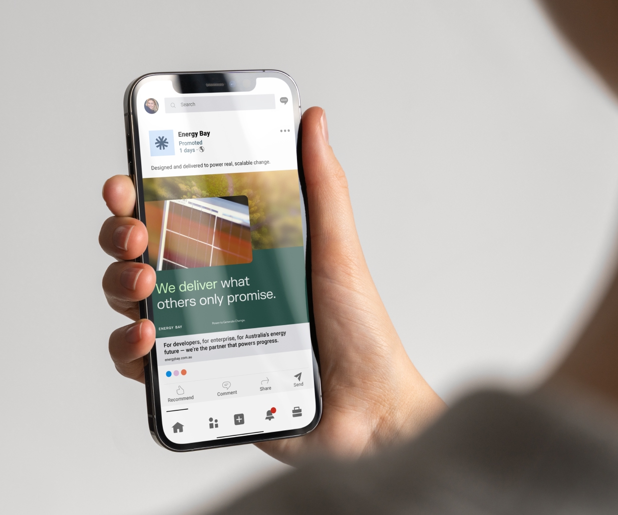 Corporate branding and new identity design by Percept in Sydney Australia. Image F