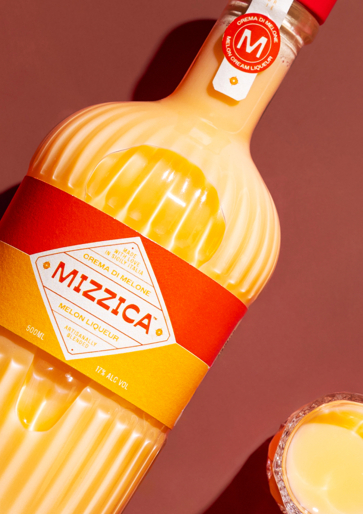 Branding and packaging design by Percept that feels contemporary and unmistakable on shelf for an Italian alcohol beverage in the Australian market. Image F