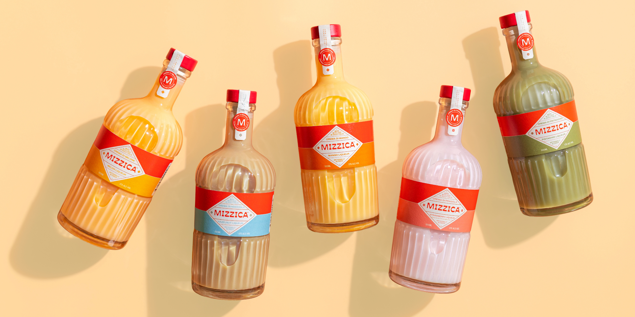 Branding and packaging design by Percept that feels contemporary and unmistakable on shelf for an Italian alcohol beverage in the Australian market. Image I