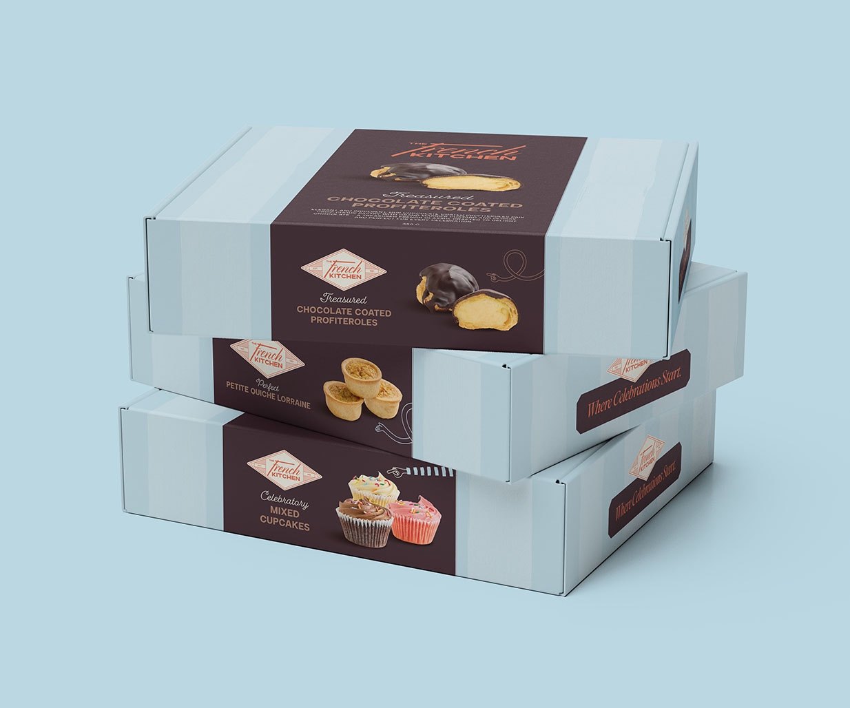 Percept was brought in as the brand designer to redefine The French Kitchen's retail branding and wholesale food packaging. The brand design feels as good as it tastes. Image I