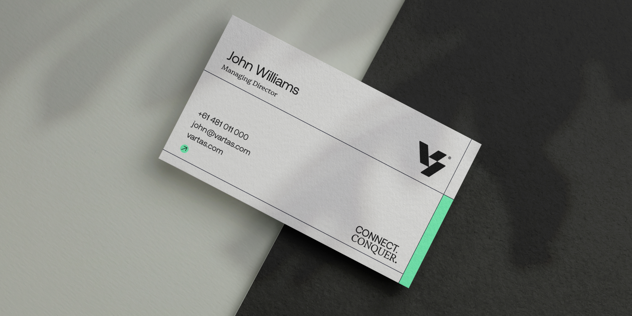 Percept is a brand designer that specialises in brand identity as demonstrated here. Image Q